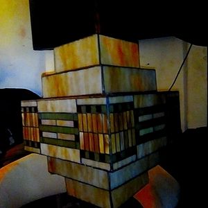 Tiffany style hanging mini chandelier